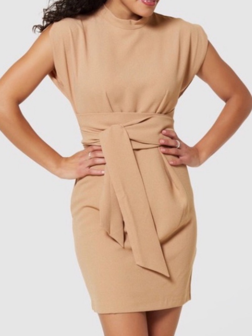 Closet London Kimono Pencil Dress with Tie